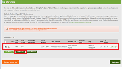 View larger screenshot of the "edit" section